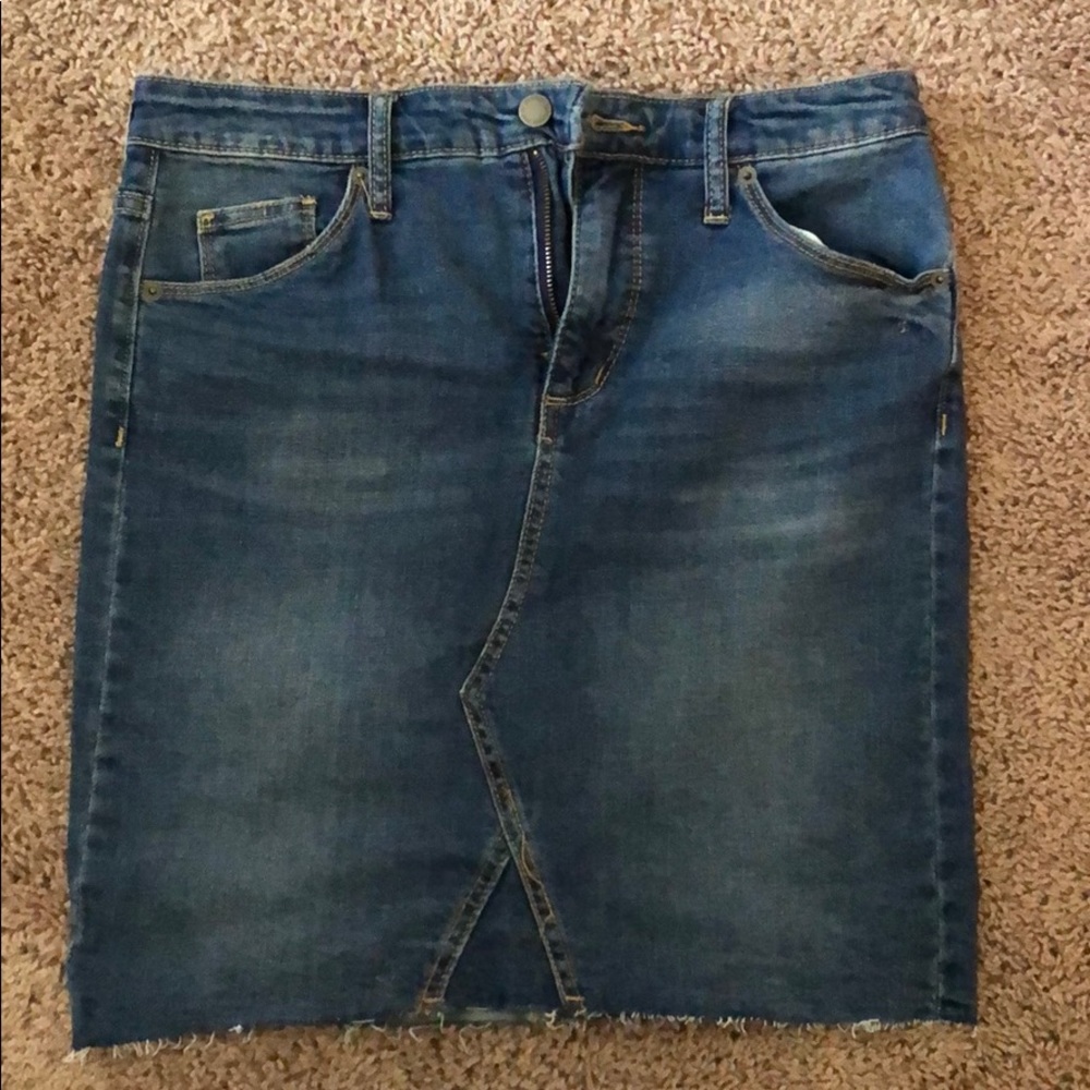 Denim Skirt.